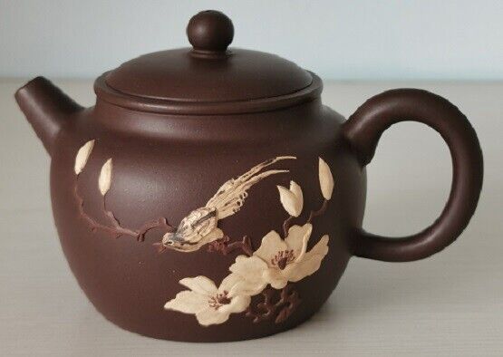 Yixing zisha purple clay Chinese teapot signed National level Master potter 王真学