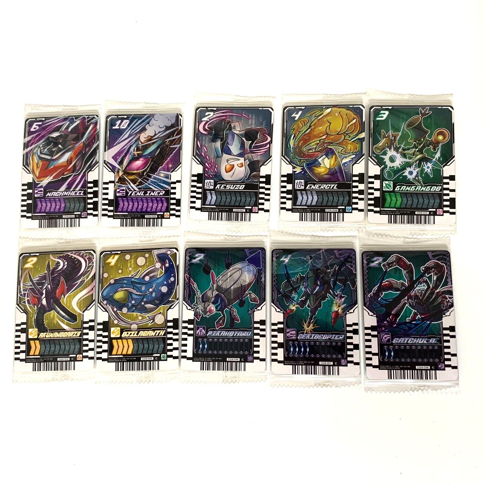 CD3 C Complate Set Kamen Rider Gotchard Ride Chemy Trading Card Wafer vol.03
