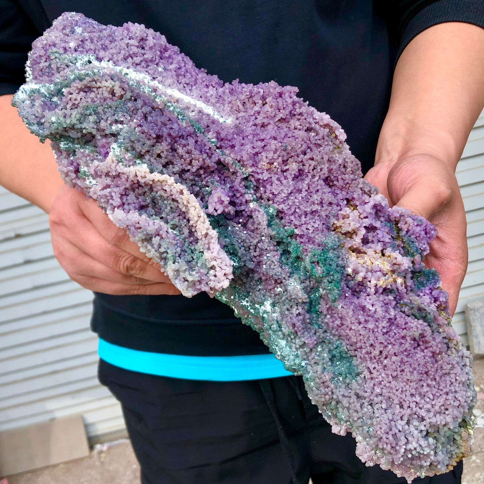 9.84LB  Natural purple grape agate chalcedony crystal mineral sample