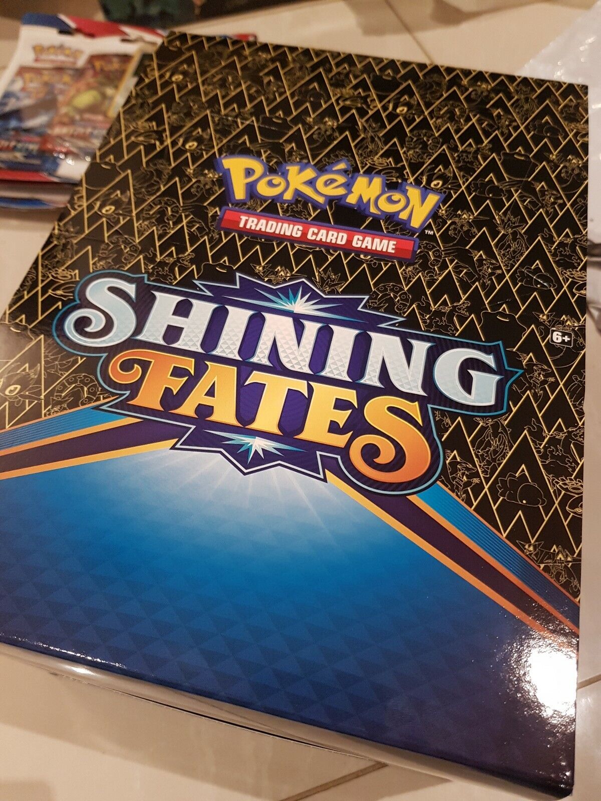 1 Case Of 8 Box Of Pokemon Tcg Shining Fates Mad Party Pin Collections.