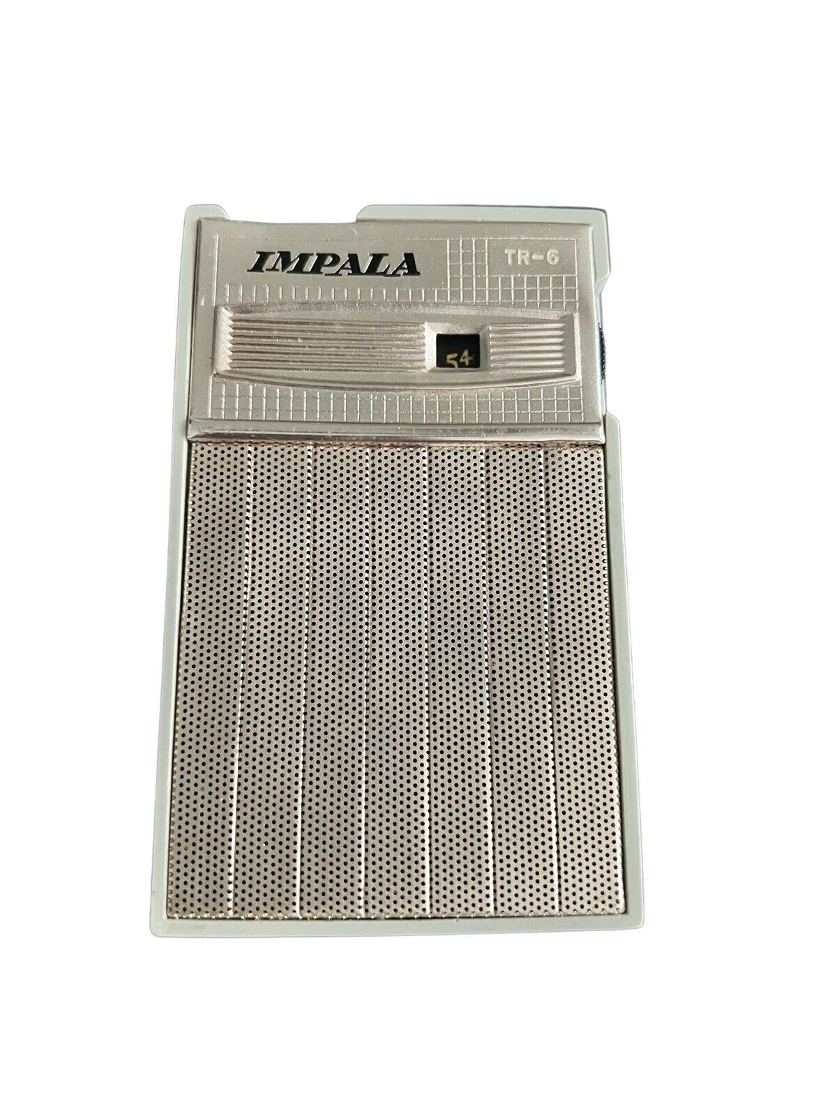 Vintage 1960s Impala Transistor Radio Works with case