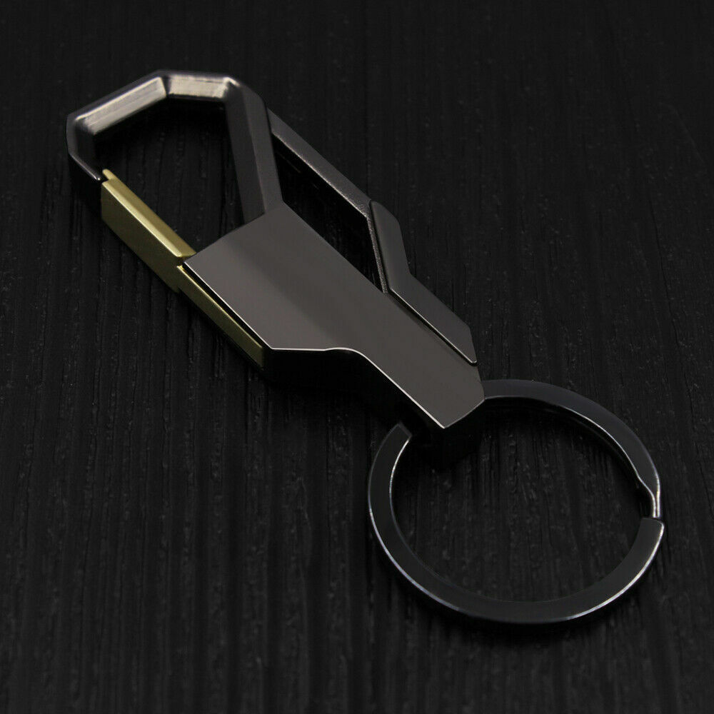 Mens Creative Alloy Metal Keyfob Car Keyring Keychain Key Chain Ring