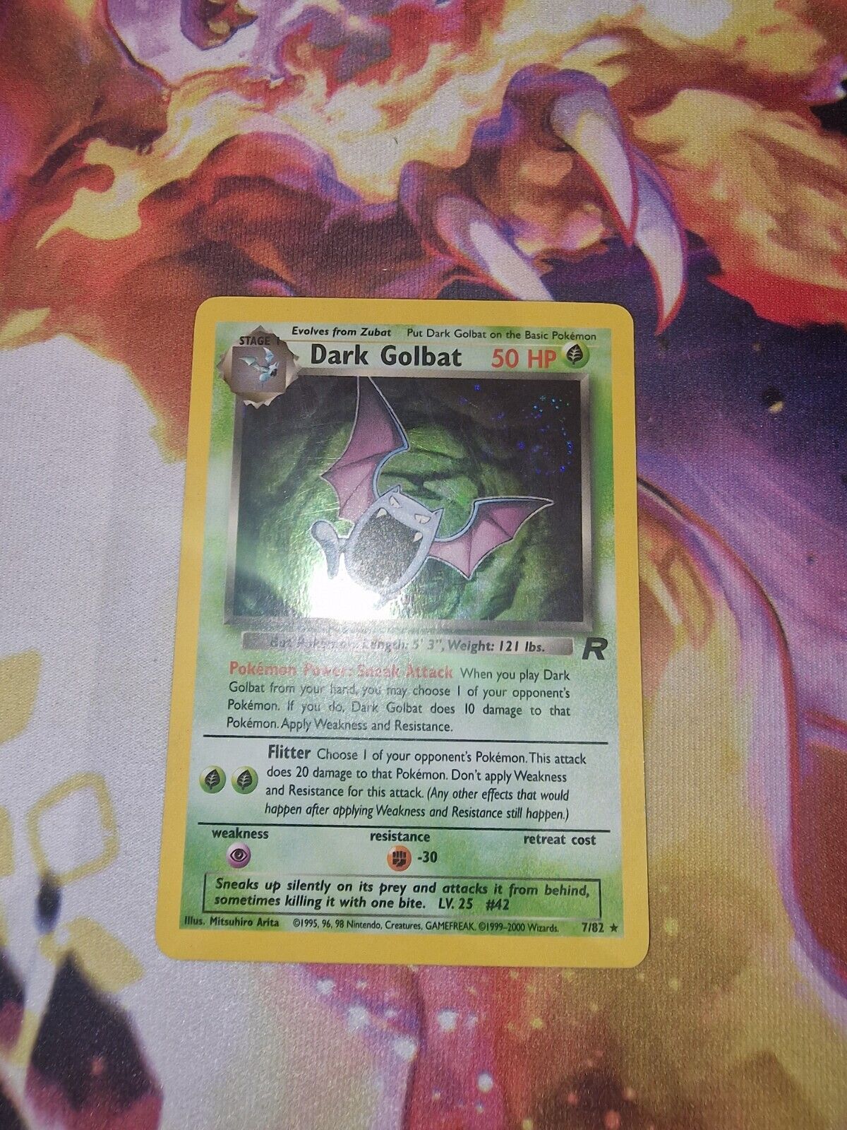 Dark Golbat Holo Pokemon Card - NM - MT