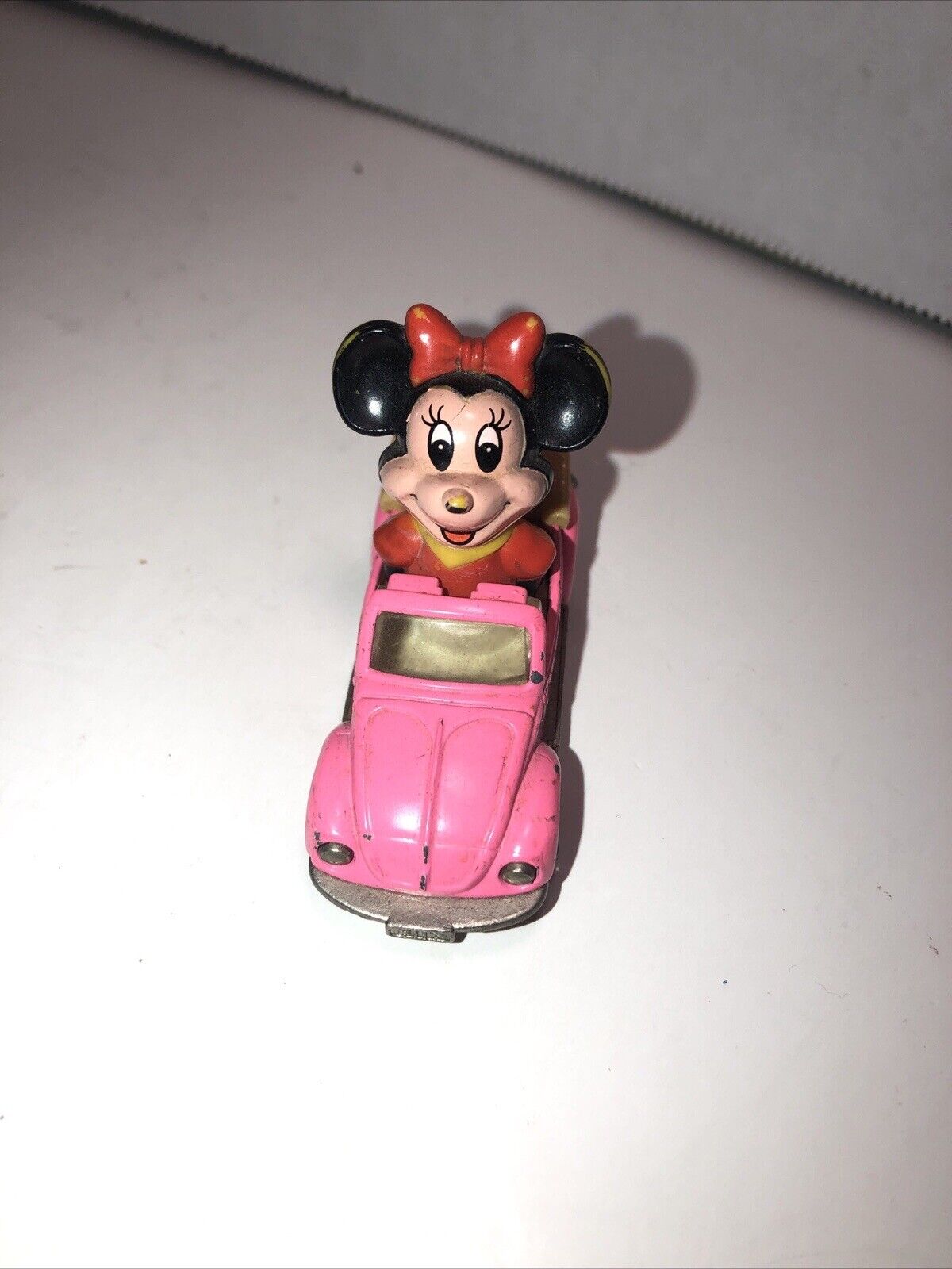 Walt Disney Productions Minnie Mouse Volkswagen Convertible Car, PD-6 Preowned