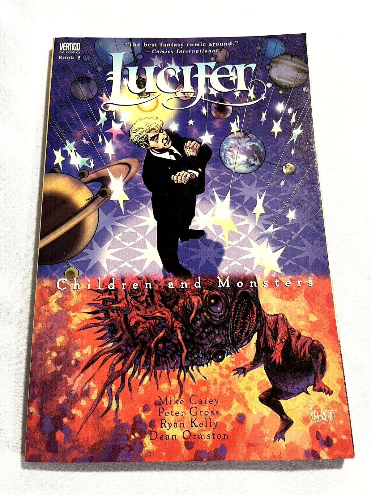 Lucifer Volume 2: Children and Monsters by Mike Carey 1st PRINTING Vertigo Comic