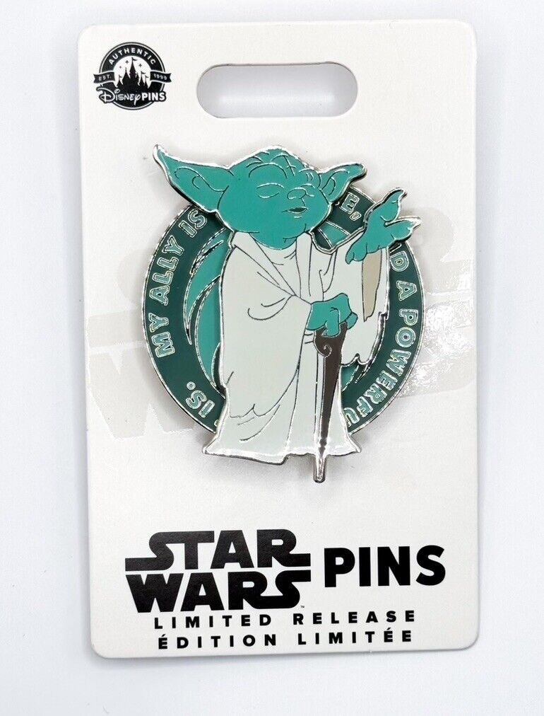 2024 Disney Parks Limited Release Yoda Star Wars Spinning Pin Brand New