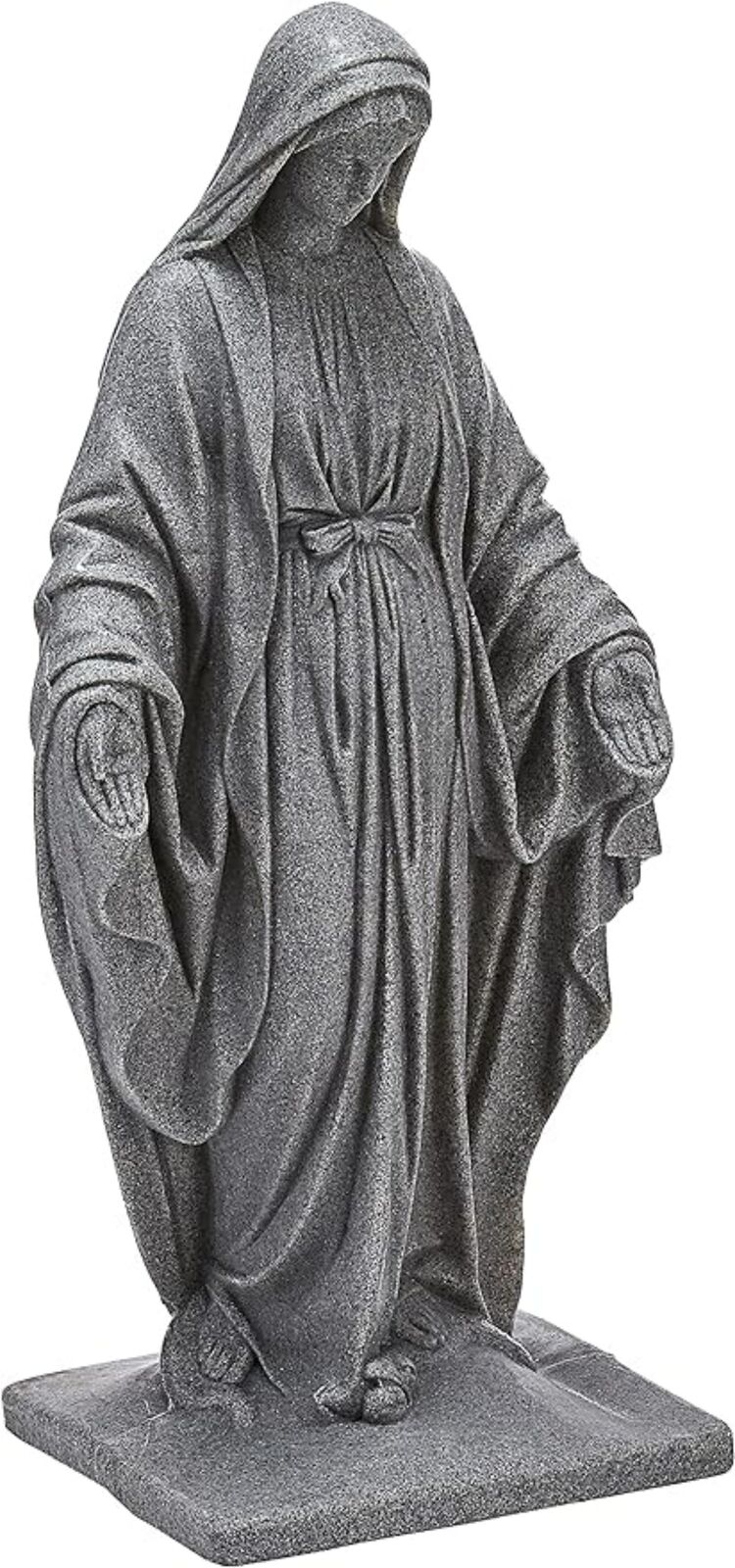 Virgin Mary Statue – Natural Appearance – Made of Resin – Lightweight – 34 In