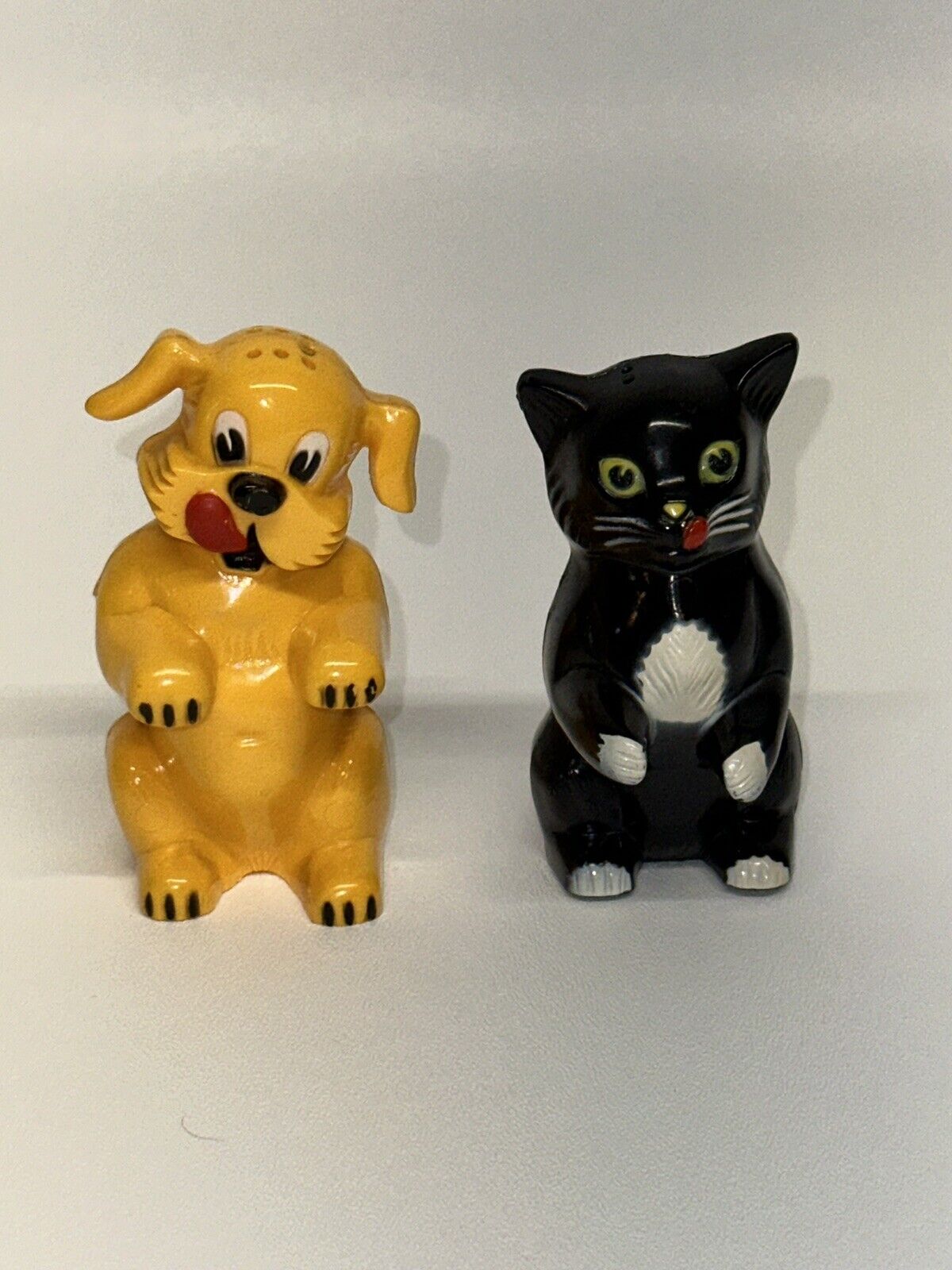 Vintage Ken-L-Ration Dog & Scaredy Cat  Fido & Fifi Wallpockets Kitsch ￼ Fun