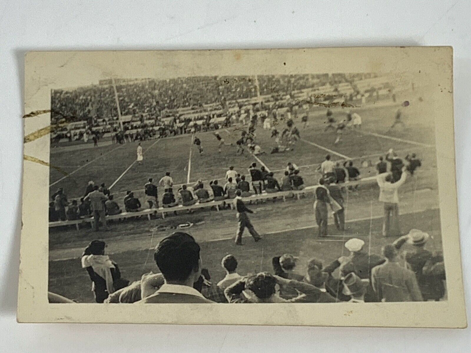 (AdB) FOUND PHOTO Photograph Snapshot Roosevelt L.A. Football Championship RARE