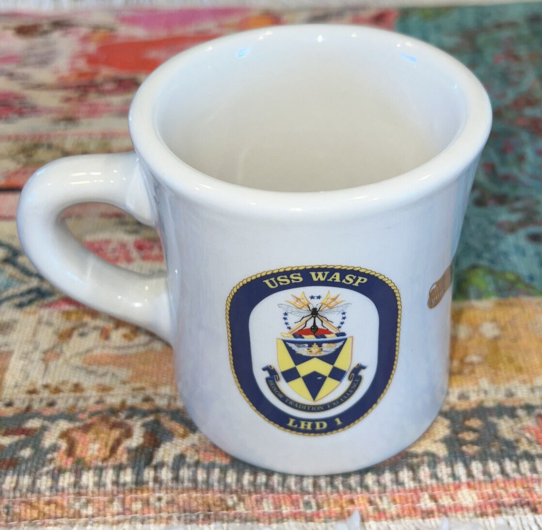 USS WASP  LHD-1 Vintage Coffee Mug USN Command