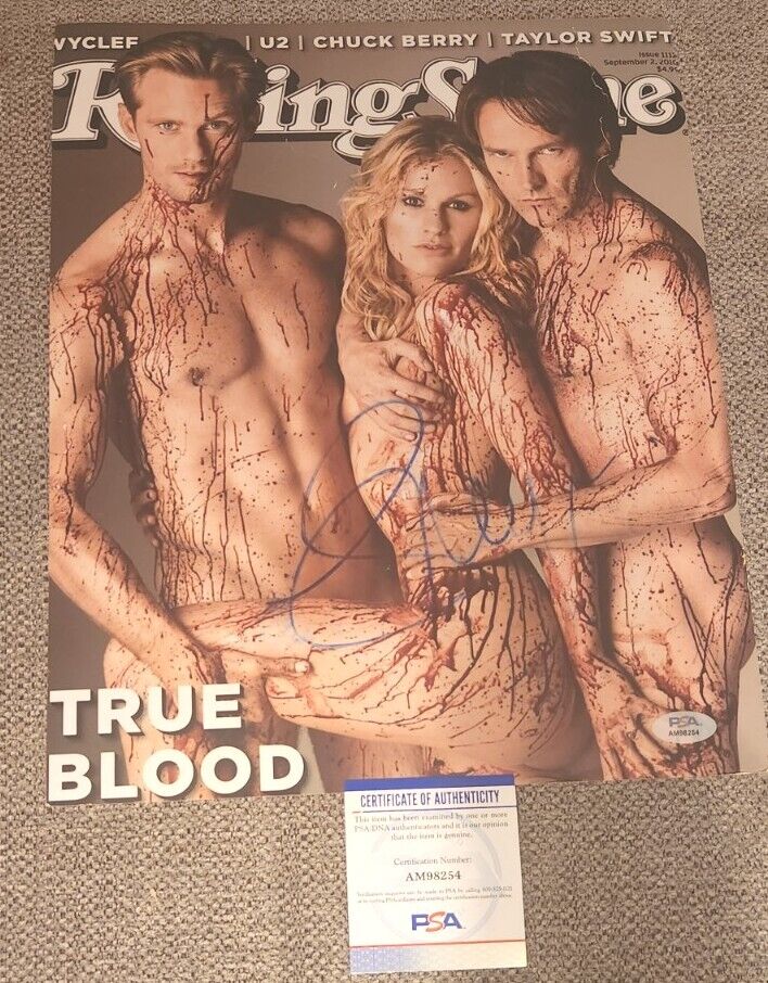 STEPHEN MOYER SIGNED 11X14 PHOTO TRUE BLOOD ROLLING STONE COVER PSA/DNA #AM98254