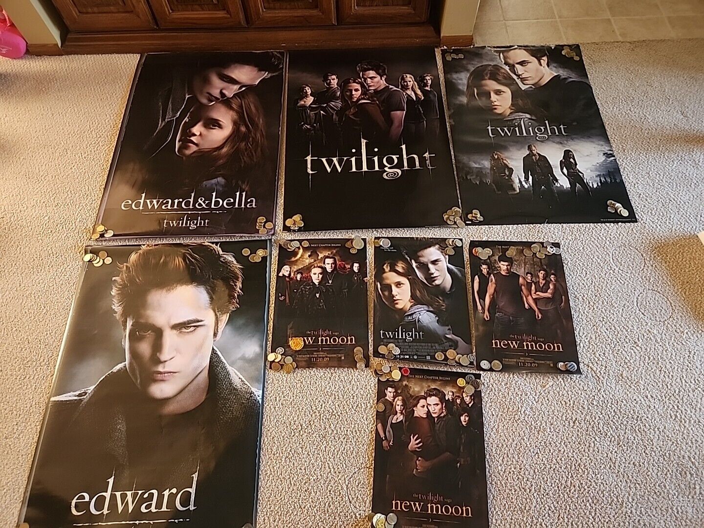 Twilight and The Twilight Saga New Moon Poster Lot of 8
