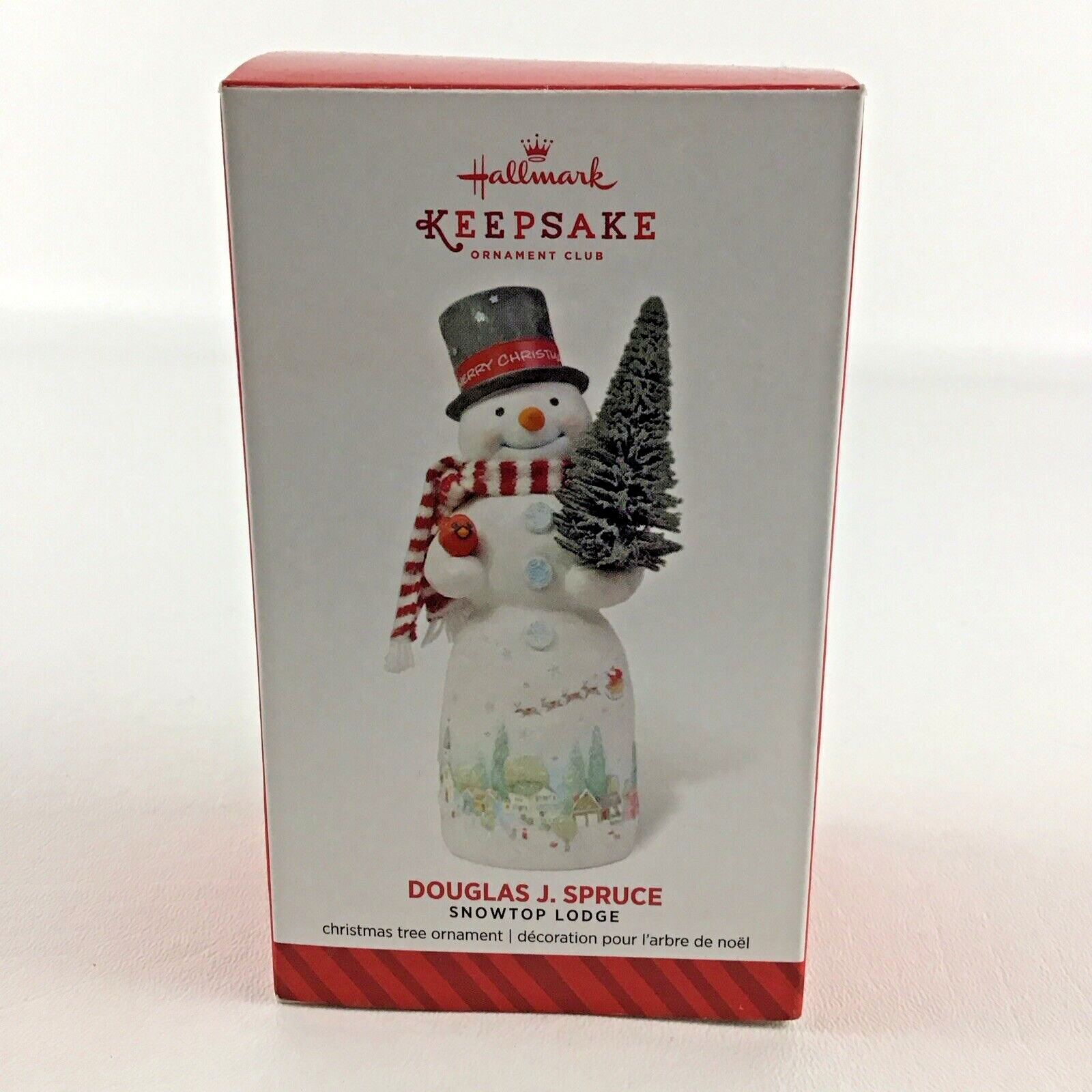 Hallmark Keepsake Christmas Ornament Snowtop Lodge Douglas J. Spruce 2014 New