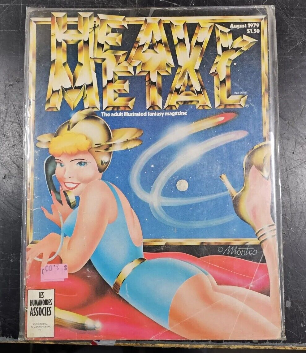Heavy Metal  Magazine August 1979 Good Condition (Part Of A Collection)