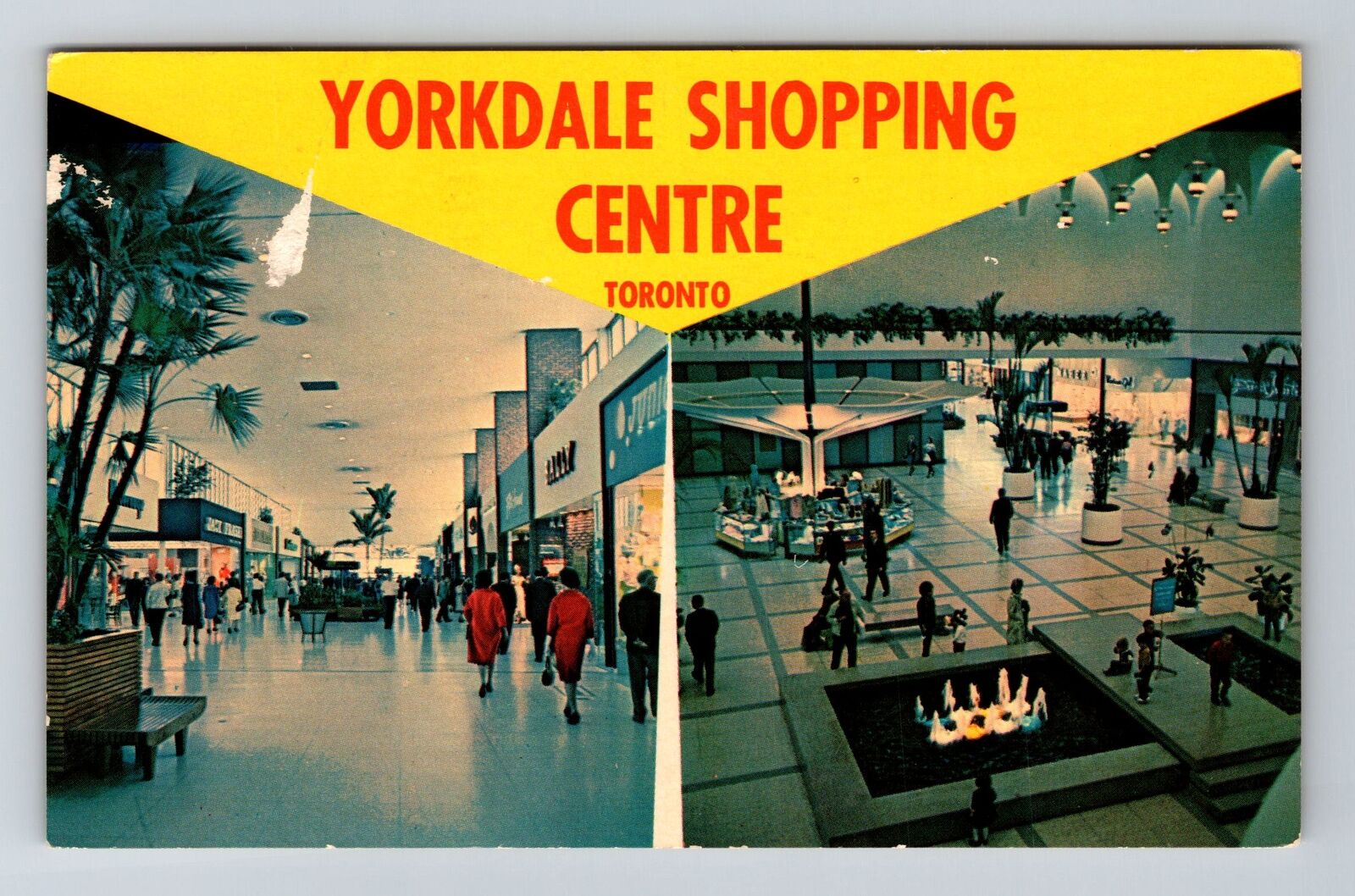 Toronto-Ontario, Yorkdale Shopping Center, Vintage Postcard