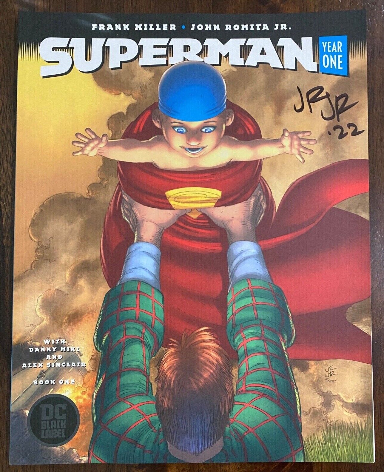 DC Black Label Superman Year One 1 Signed Romita Jr. Desert Wind Comics SDCC \'22
