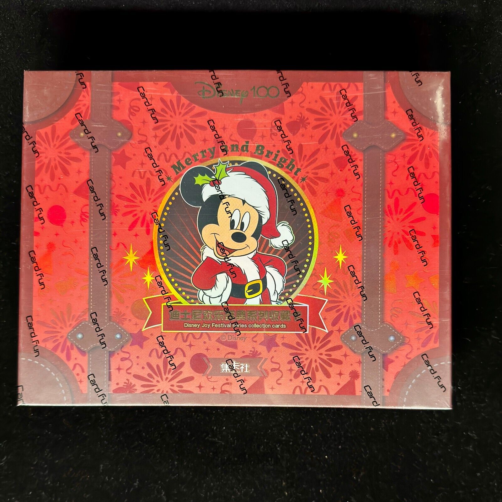 2023 Card Fun Disney 100 years Christmas Mickey Merry and Bright Card Box Sealed
