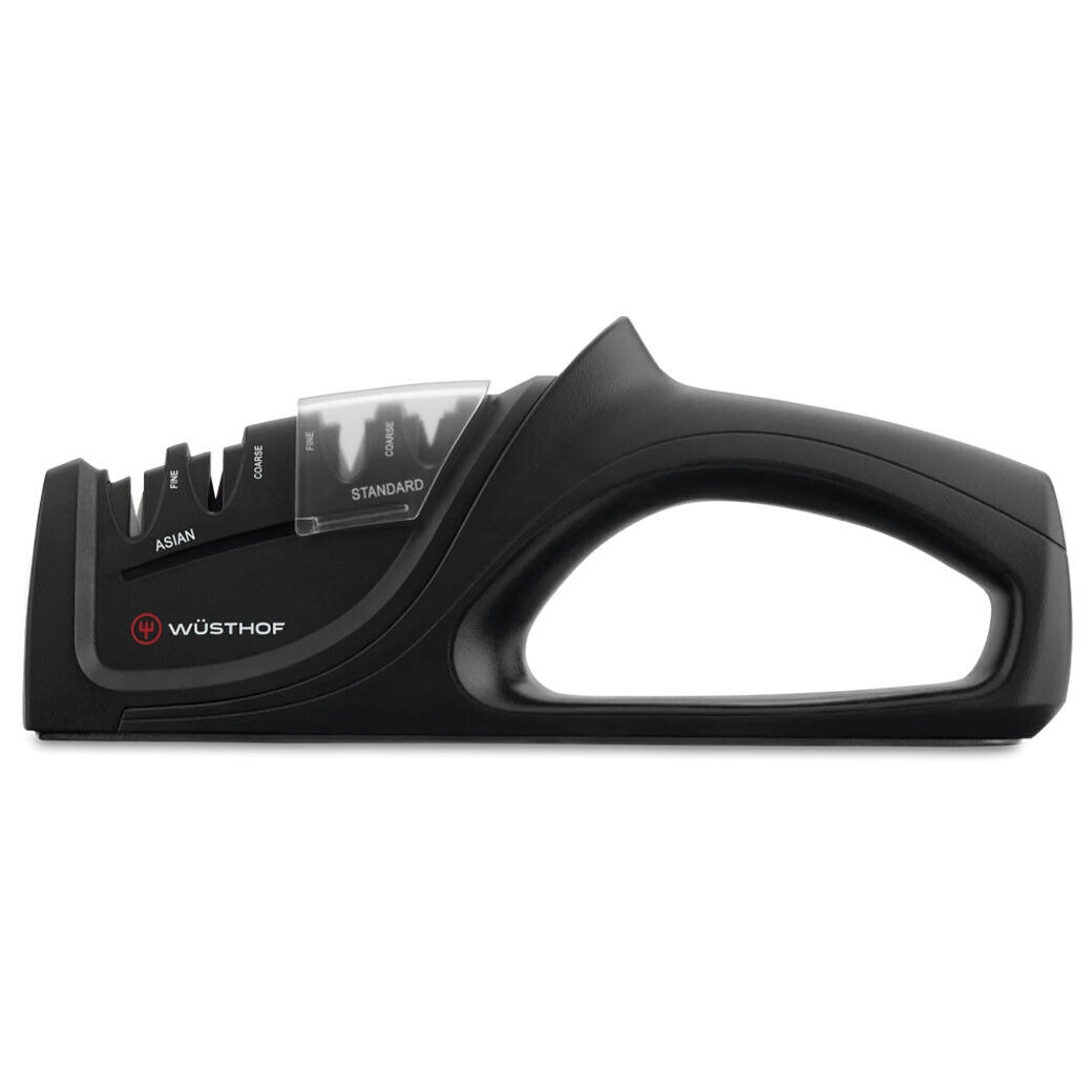 Wusthof 4-Stage Handheld Knife Sharpener (2 stage standard, 2 stage Asian-style)