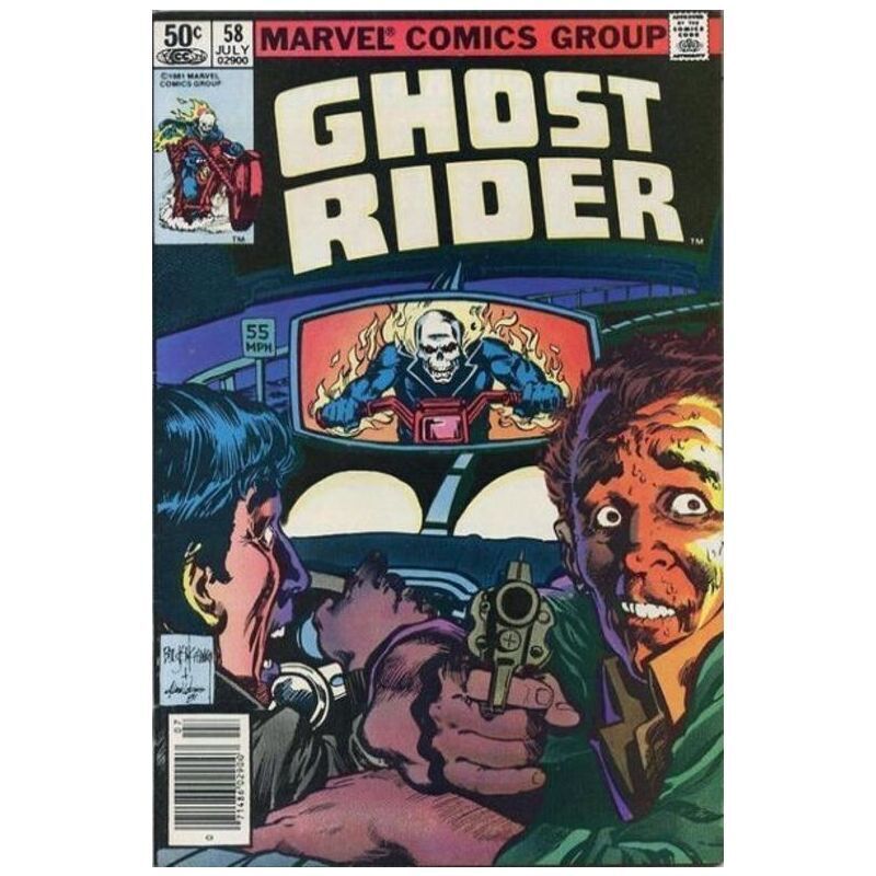 Ghost Rider (1973 series) #58 Newsstand in VF minus condition. Marvel comics [y\