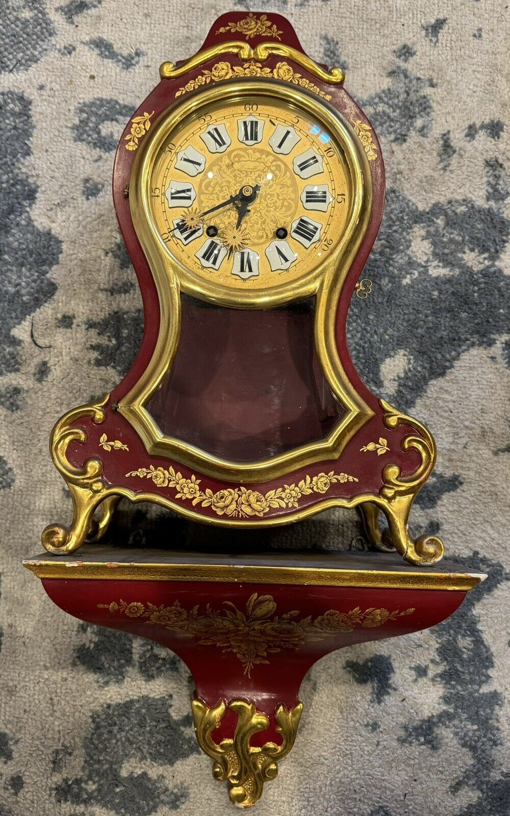 Vintage Zenith Swiss Bracket Clock 