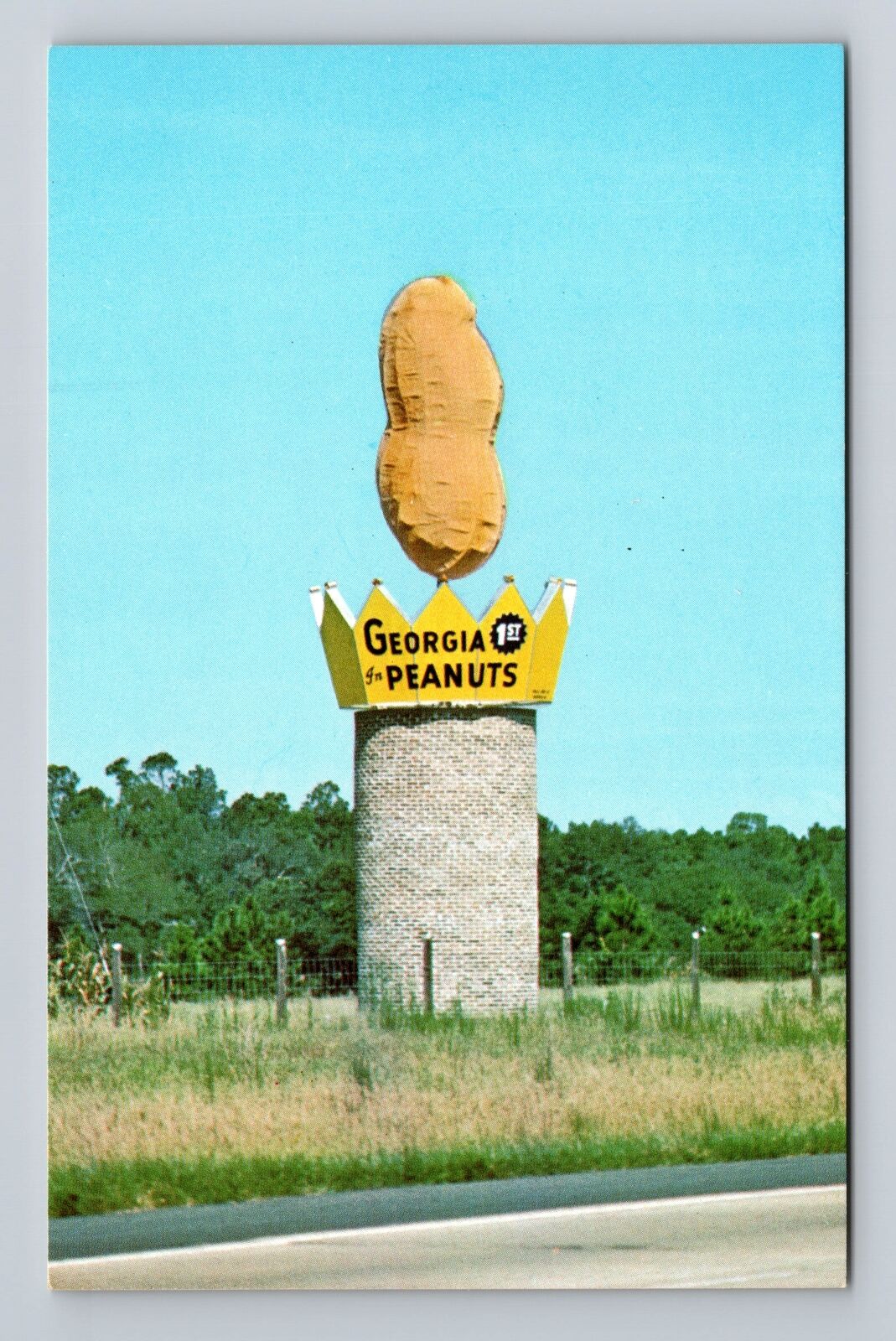 Ashburn GA-Georgia, Monument, Antique, Vintage Postcard