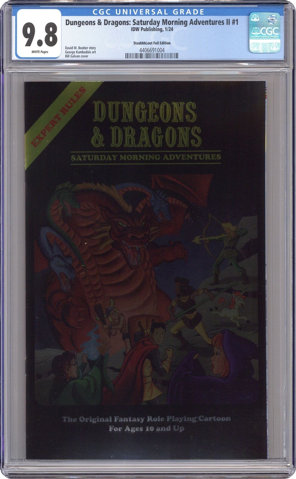 Dungeons and Dragons Saturday Morning Adventures II 1STASHHHLOOT.B CGC 9.8 2024