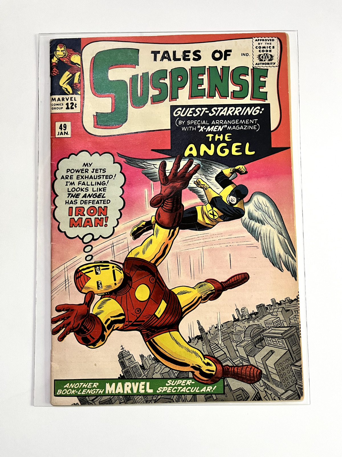 Tales of Suspense #49 (1964 Marvel Comics) First X-Men Crossover Issue [FN/FN-]