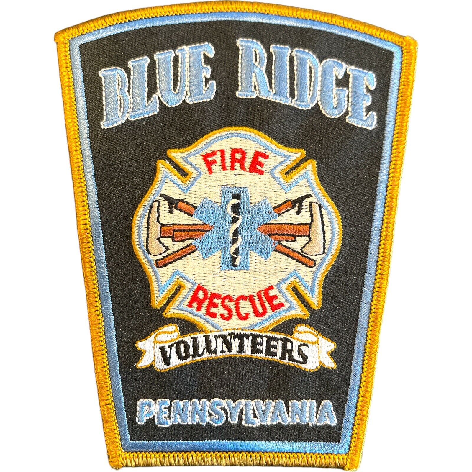 Blue Ridge PA Volunteer Fire Department Patch Pennsylvania 