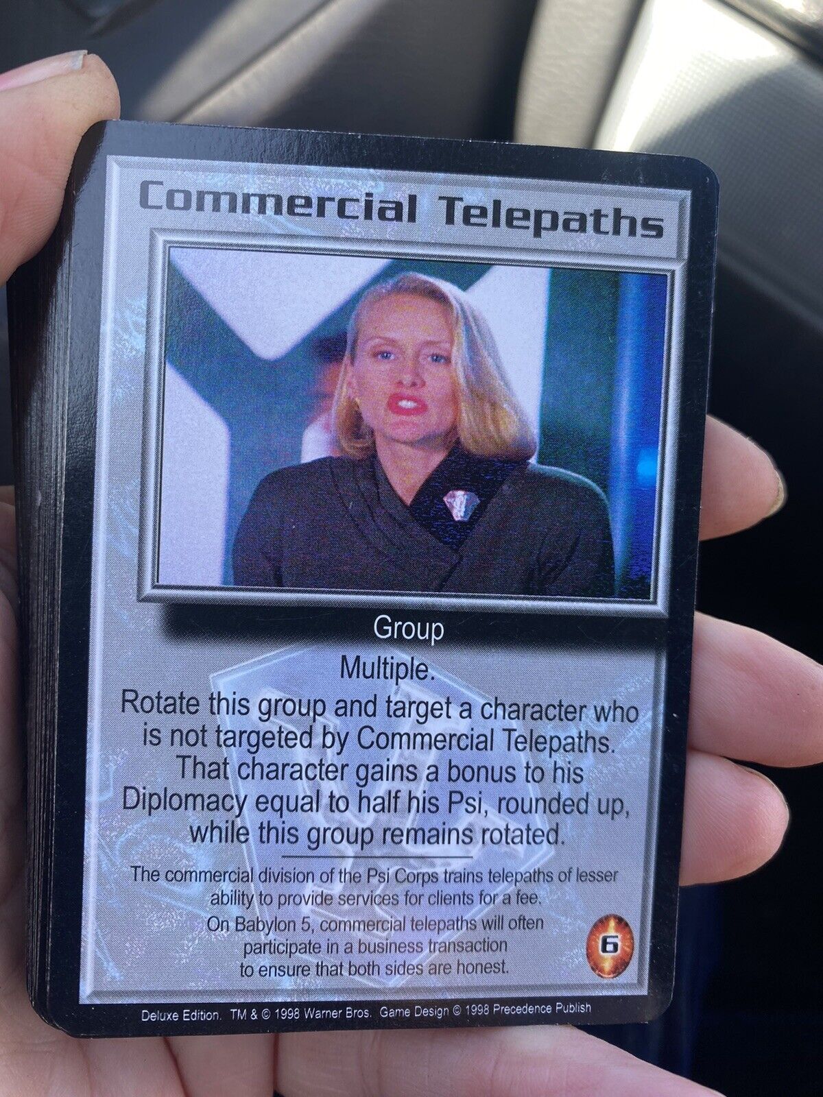 COMMERCIAL TELEPATHS DELUXE EDITION 5 CCG COLLECTORS CARD NEAR MINT UNPLAYED
