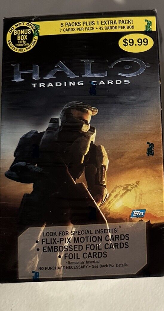 Topps Halo Bonus Box Sealed 2007 Flix-Pix Microsoft XBOX TCG