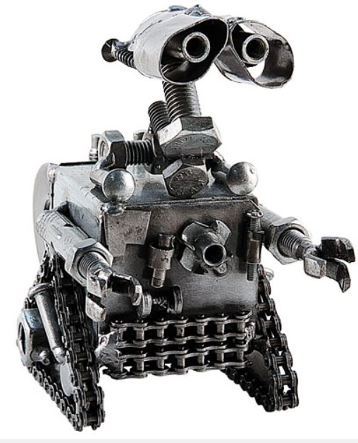 Wall-E Hand Crafted Recycled Metal  Art Sculpture Figurine  