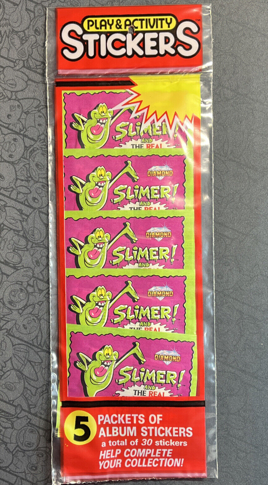 Slimer and The Real Ghostbusters Album Stickers Play & Activity Stickers Sealed*