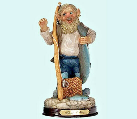 Rolf Lidberg's Troll with fish figurine