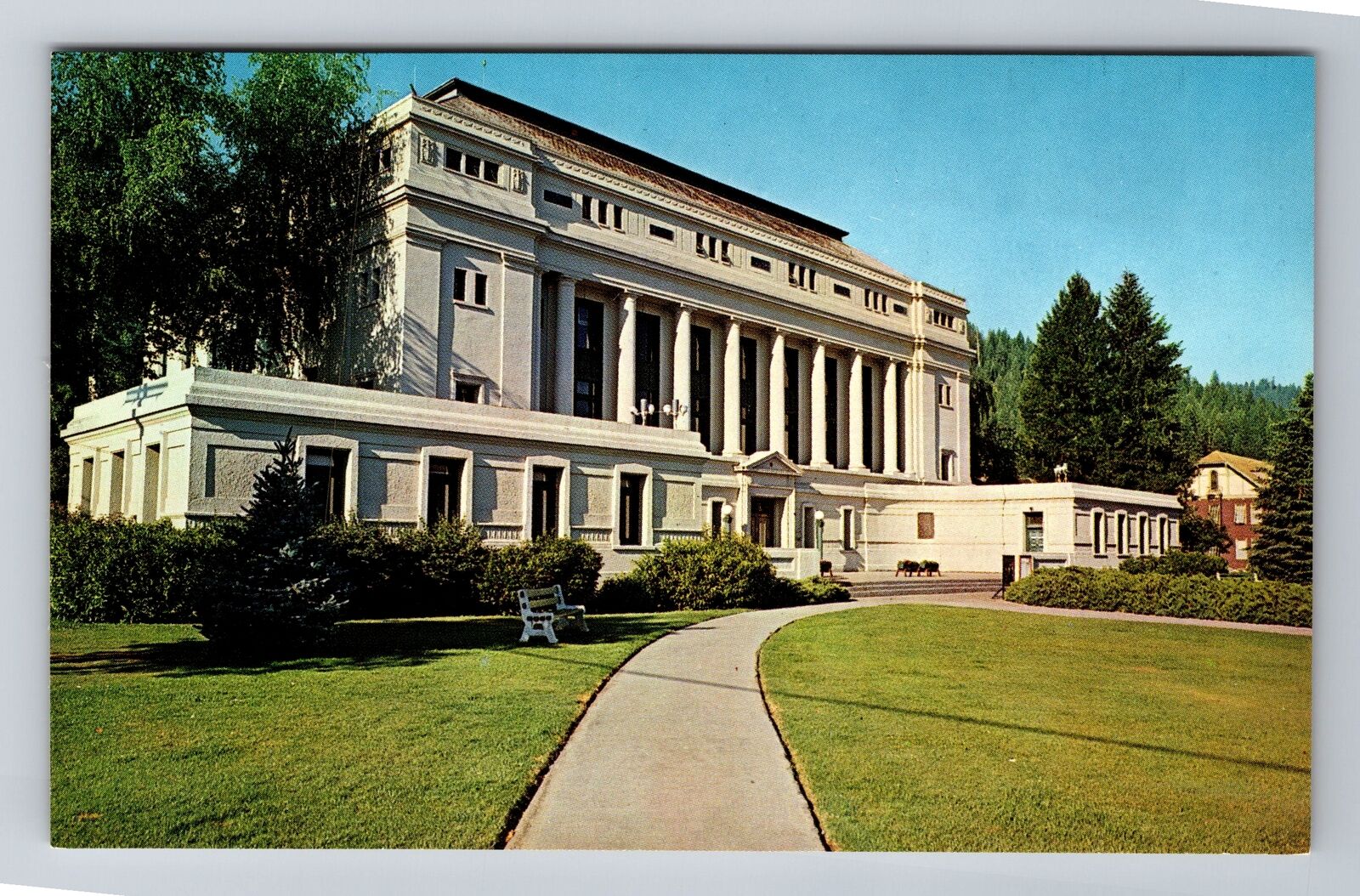 Quincy CA-California, Plumas County Court House, Antique, Vintage Postcard