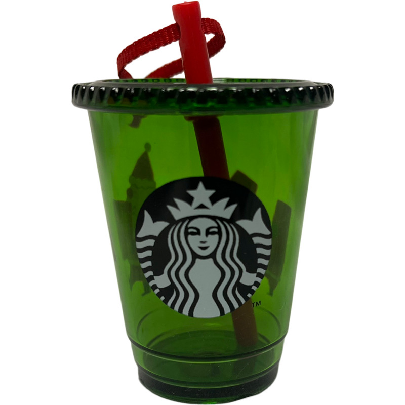 NEW Starbucks 2019 GREEN Tumbler Holiday Christmas Ornament JAPAN ULTRA RARE LE