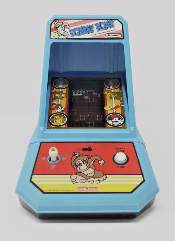 Vintage Nintendo Donkey Kong 1981 Table Top Mini Arcade Game