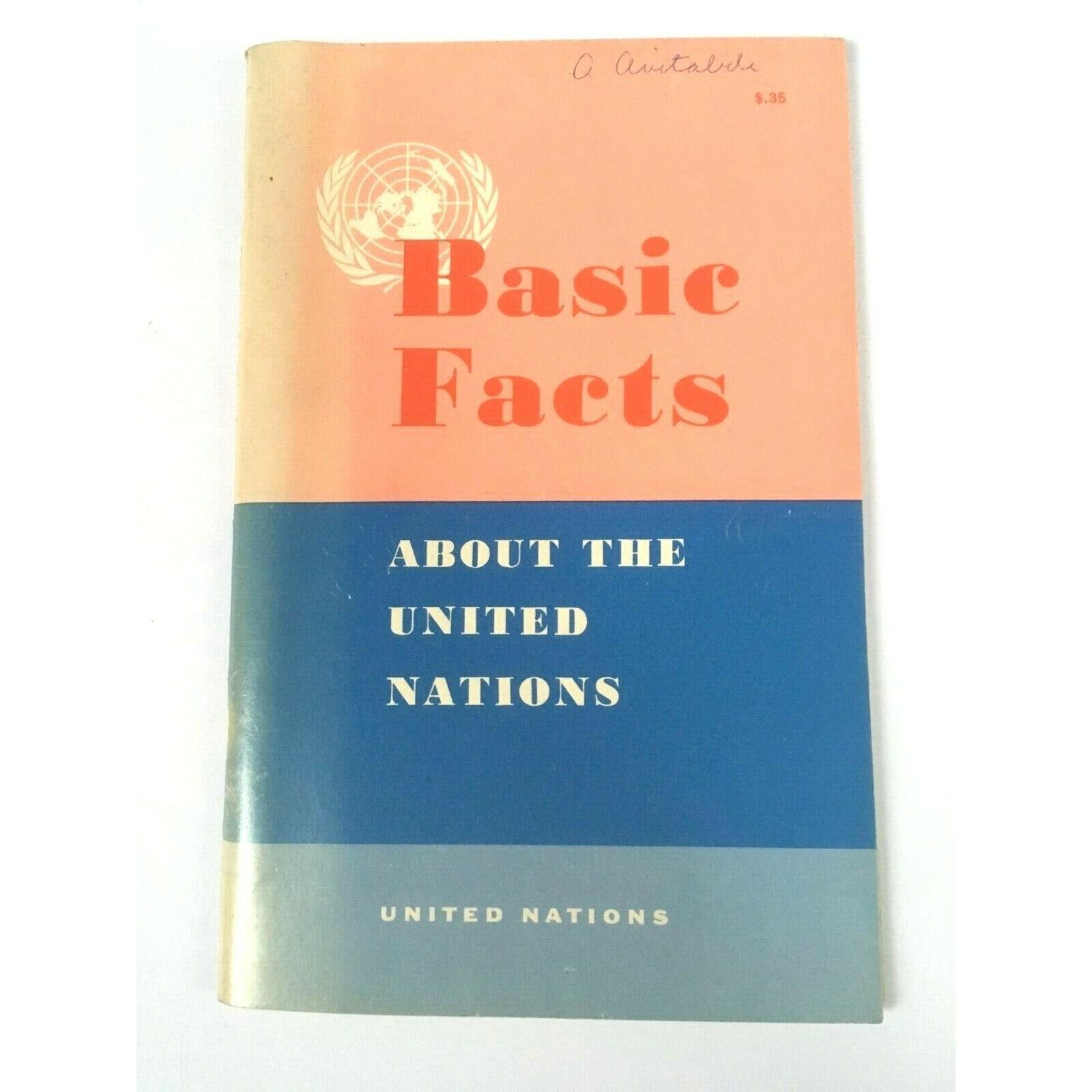 Vintage June 1966 Basic Facts About the United Nations
