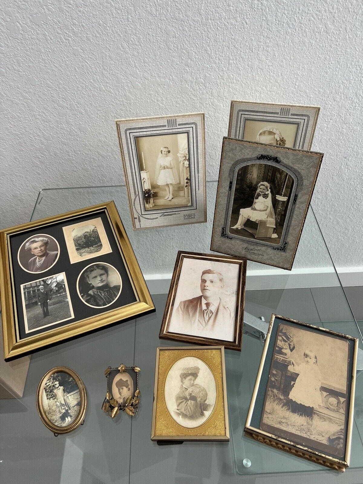 Antique 1800’s To 1900’s Photographs With  Frames