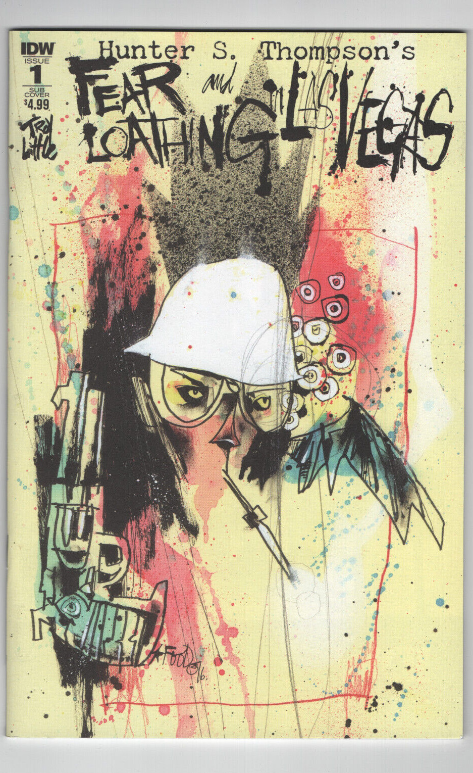 FEAR AND LOATHING IN LAS VEGAS #1 Jim Mahfood Sub Cover Variant IDW Comic 2016