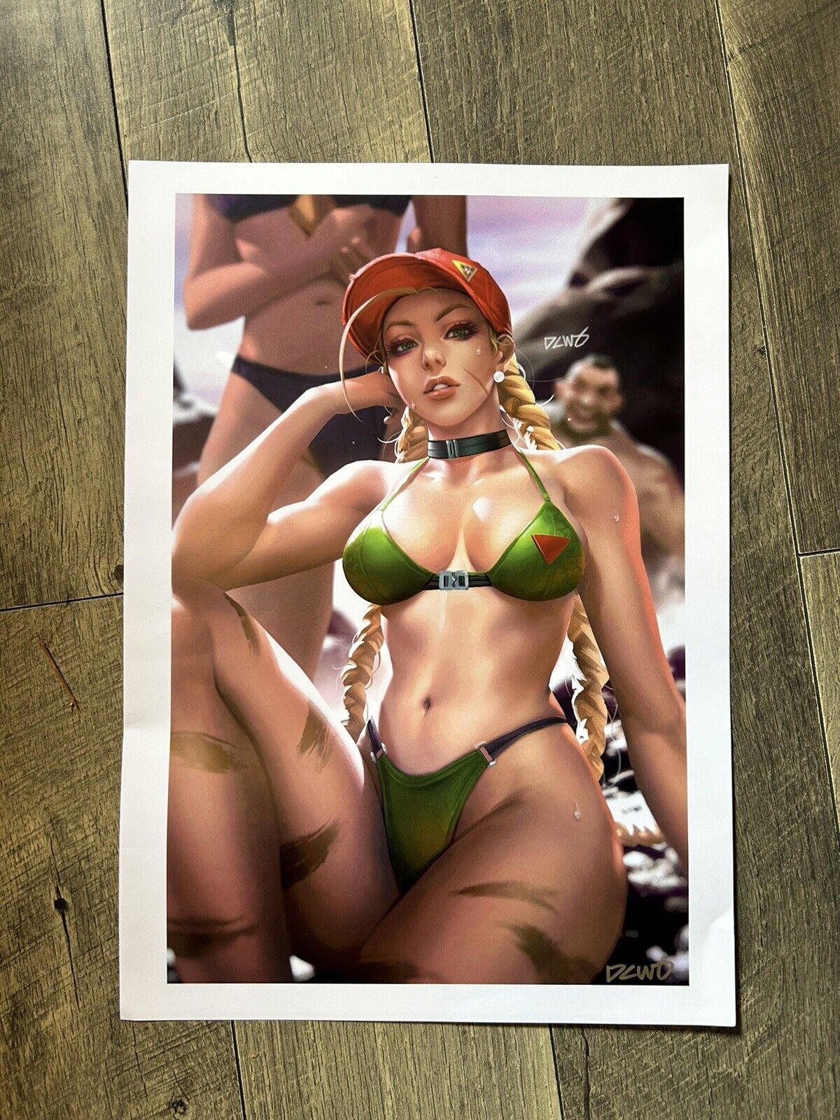 Derrick Chew Street Fighter swimsuit Edition Cammy Print Signed