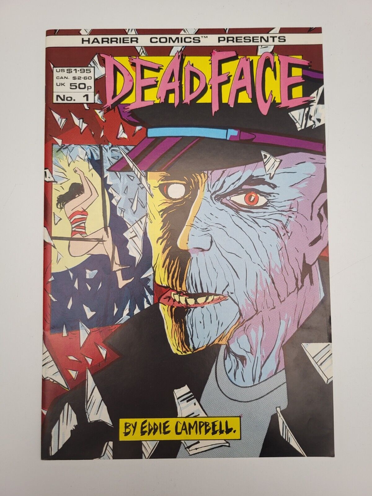 DEADFACE #1 HARRIER COMICS 1987 PRESENTS   BACCHUS EDDIE CAMPBELL Very Rare 