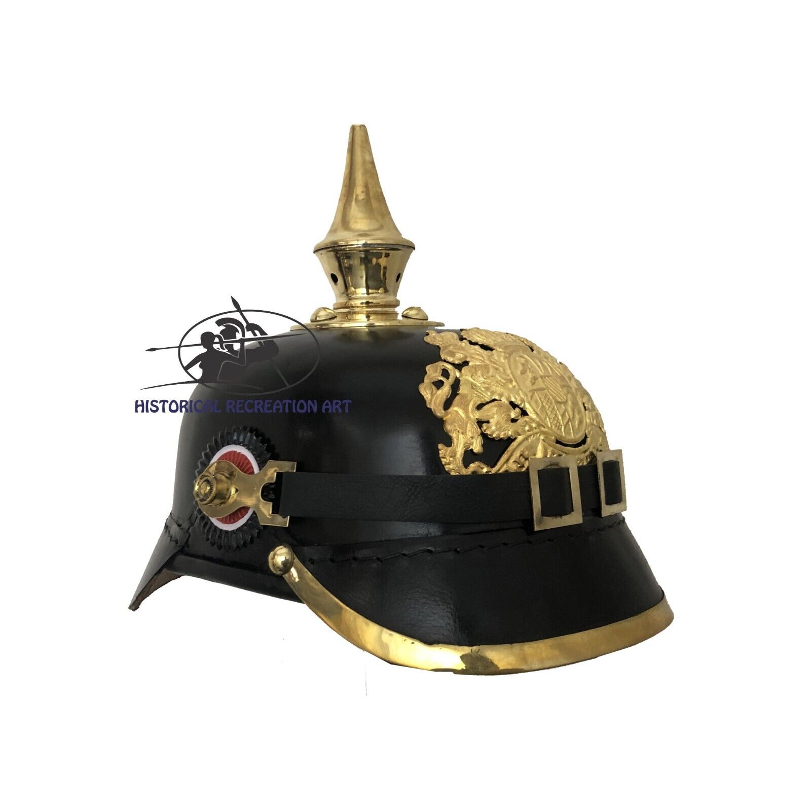 GERMAN Prussian PICKELHAUBE Helmet , Imperial Officer Spike Helmet