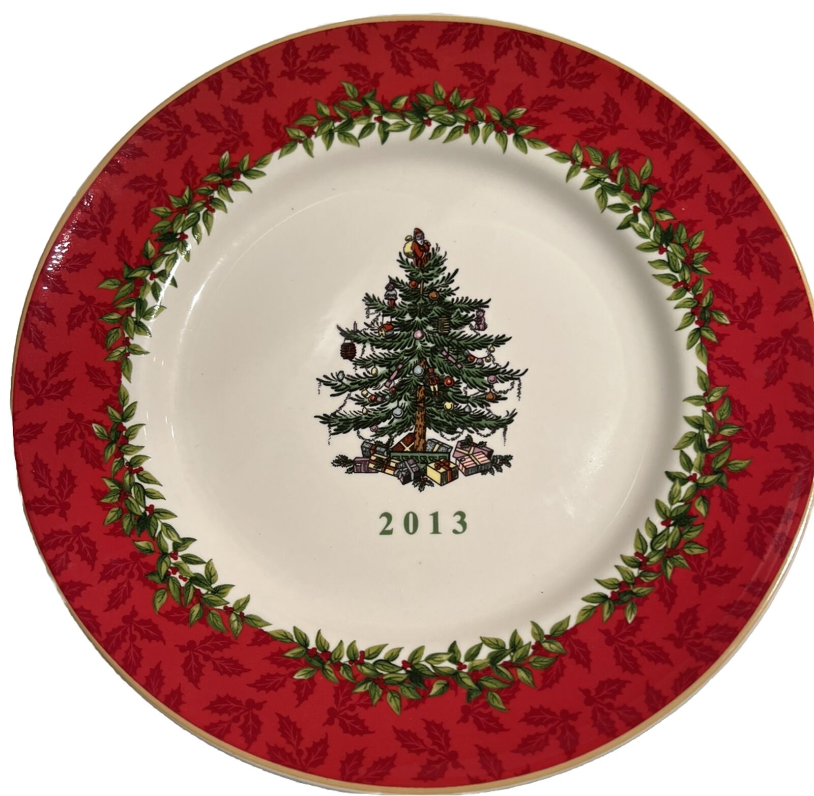 Spode Christmas Tree  2013 Collector Plate