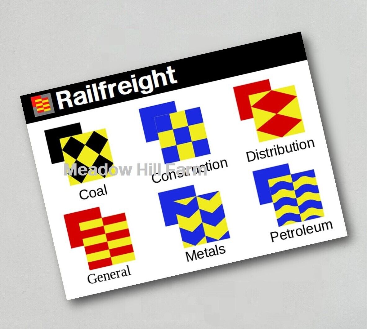 BR Railfreight Symbols Fridge Magnet British Rail class 37 47 56 60 locomotive