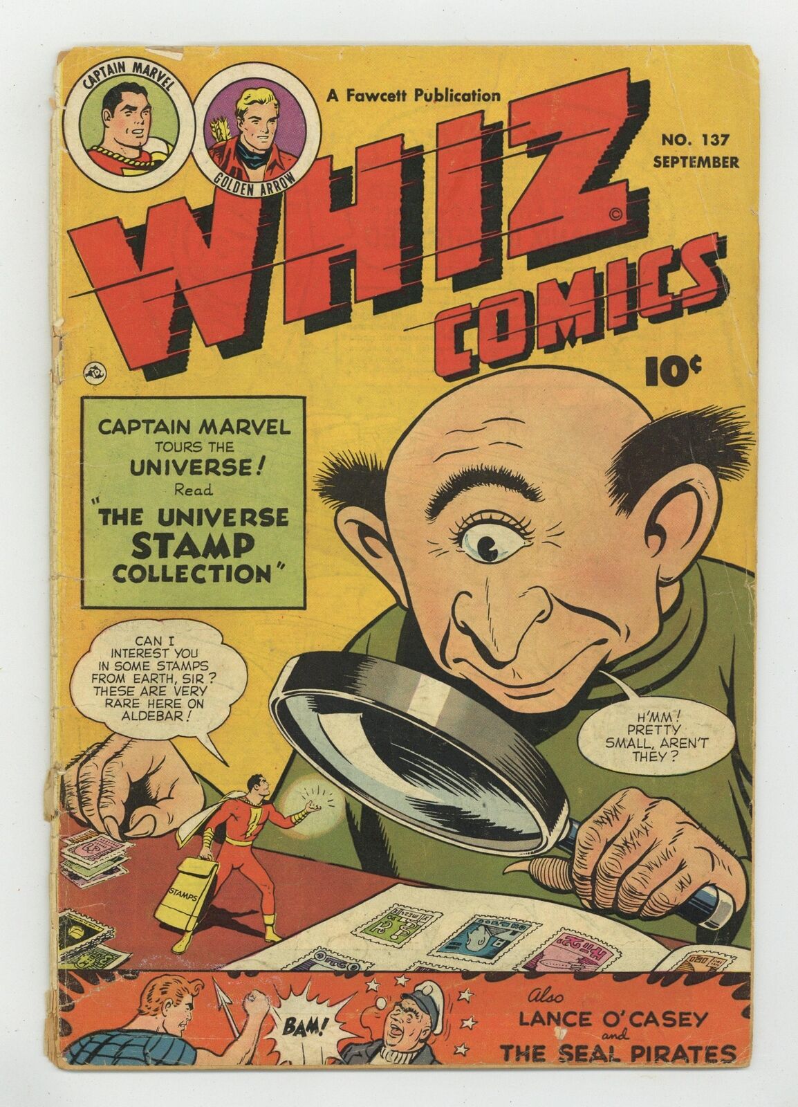 Whiz Comics #137 PR 0.5 1951