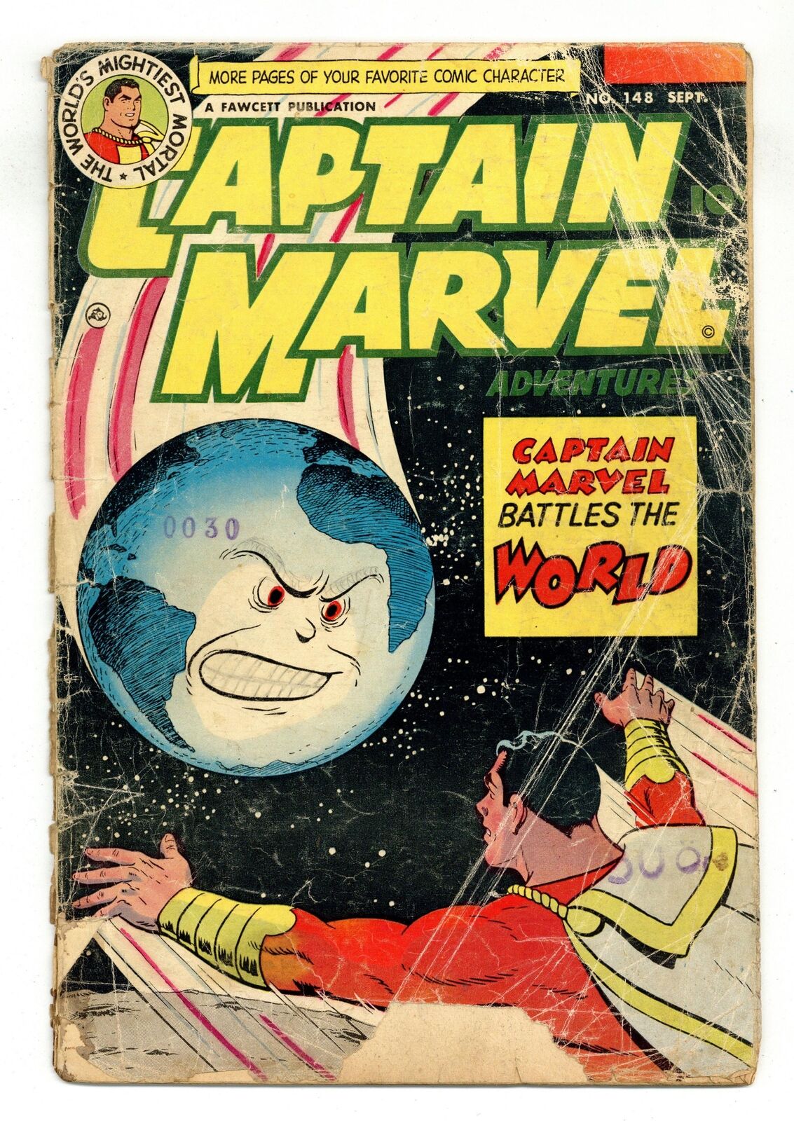 Captain Marvel Adventures #148 FR 1.0 1953