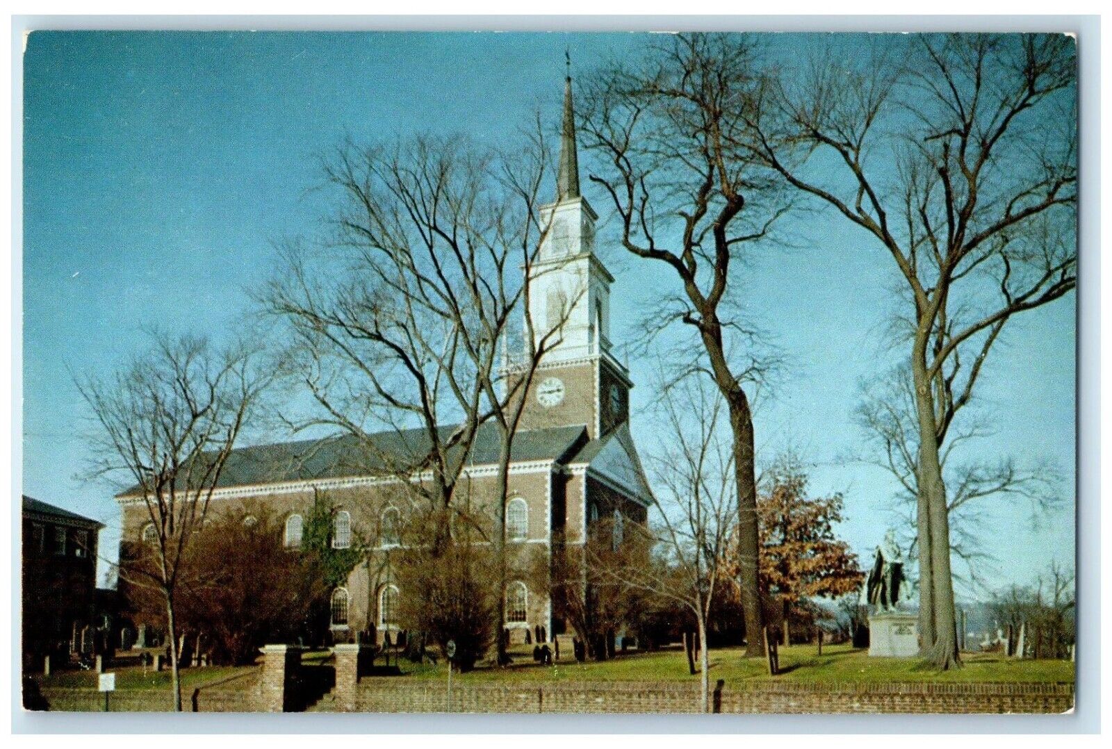 c1960 First Presbyterian Church Orange Exterior View Orange New Jersey Postcard