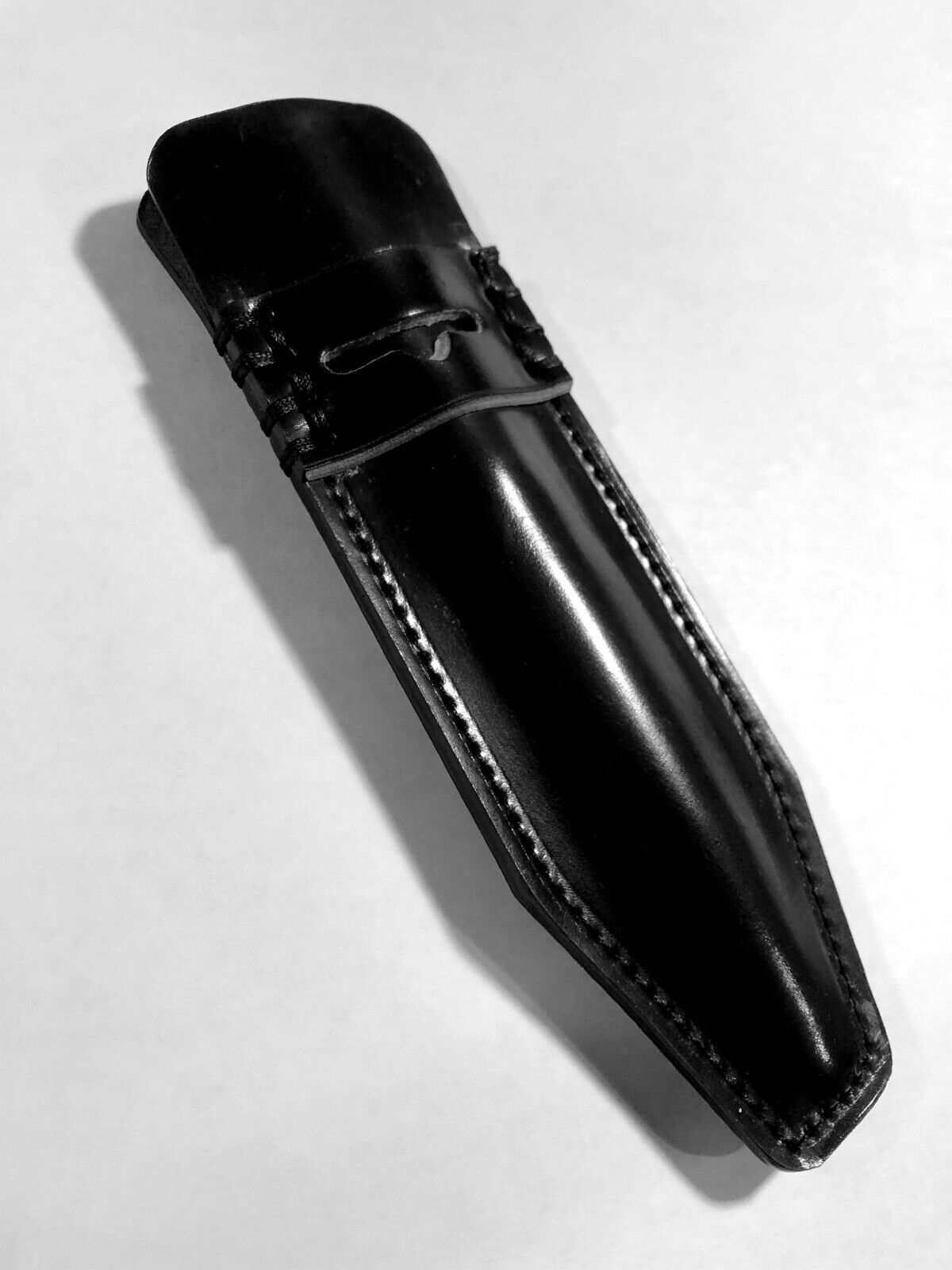 Black Penny Loafers Genuine Leather Case for Mont Blanc and luxury Pens