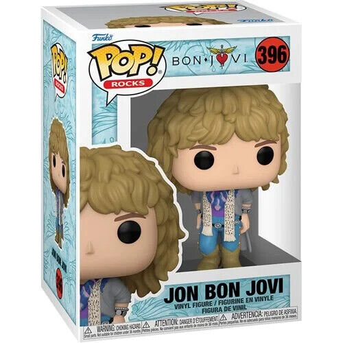 Funko POP Rocks Bon Jovi - Jon Bon Jovi Figure #396 + Protector