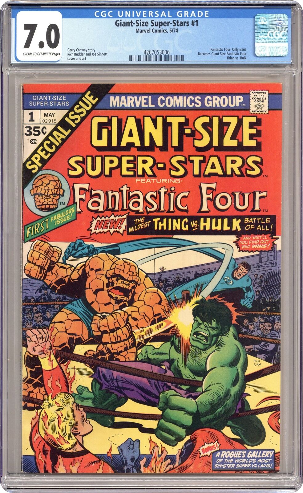 Giant Size Super Stars #1 CGC 7.0 1974 4267053006
